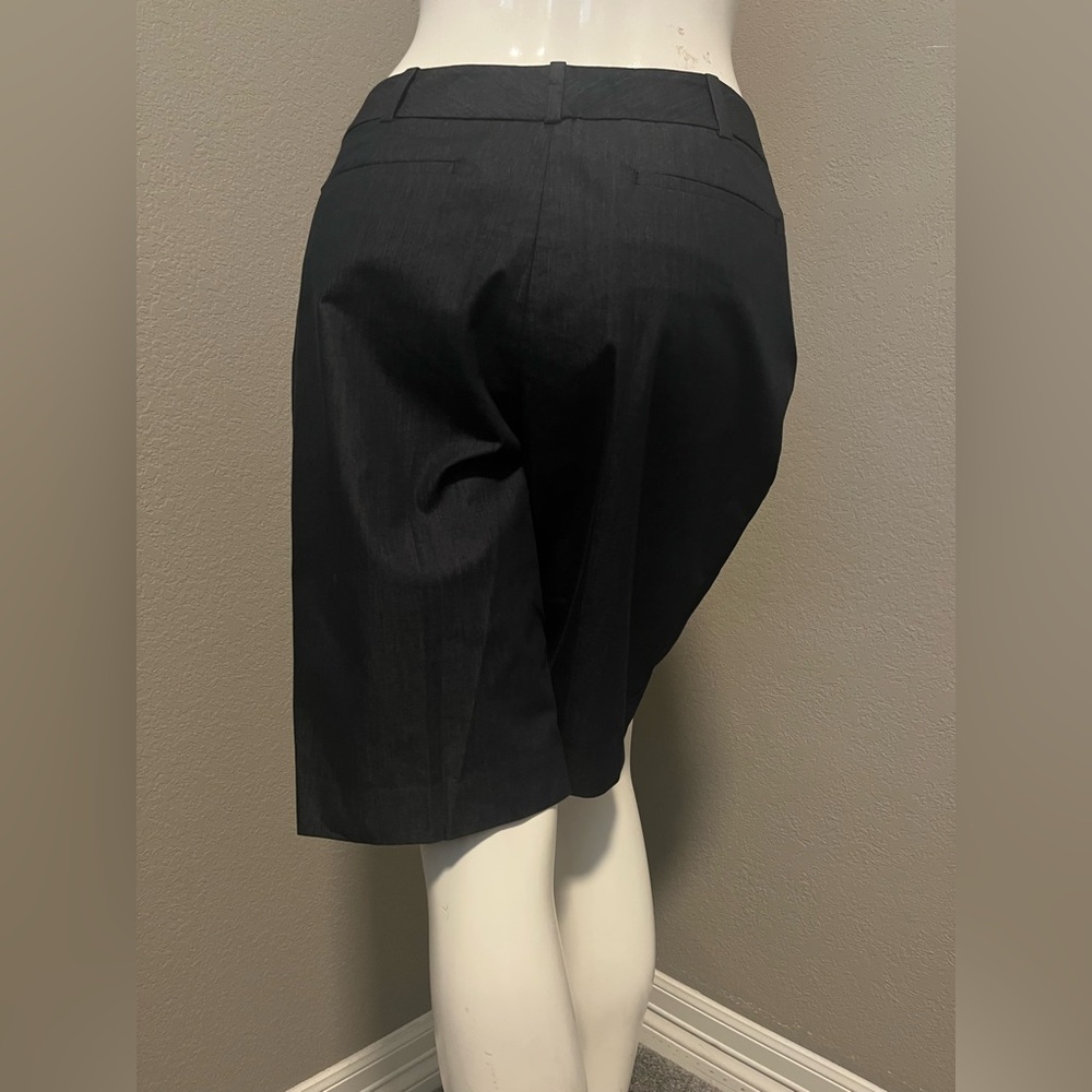 TALBOTS Women’s Charcoal Bermudas Dressy Stretch Shorts Size 10 - Picture 6 of 16